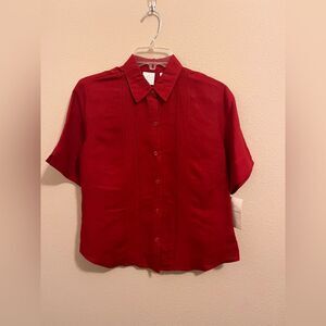 Emma James Scarlet Top Petite Large